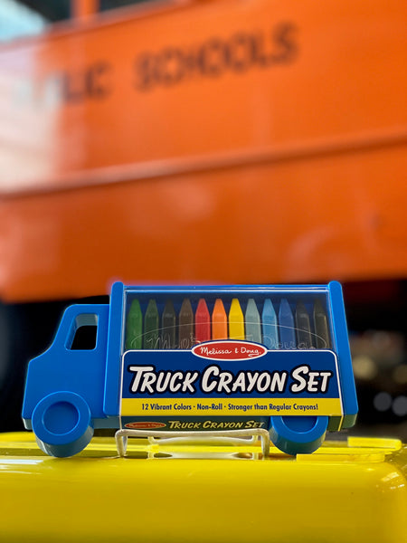 Melissa & Doug Truck Crayon Set - 12 Colors
