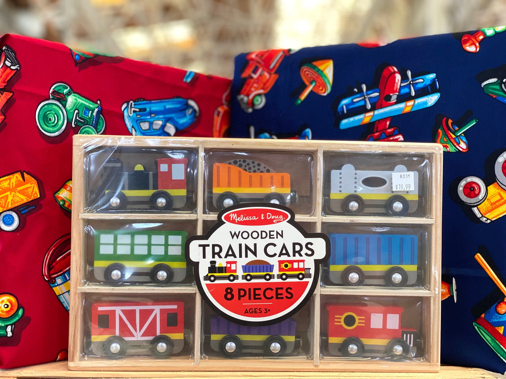 Wooden Train Cars