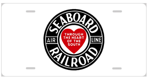 Seaboard Railroad License Plate – N.c. Transportation Museum Gift Station