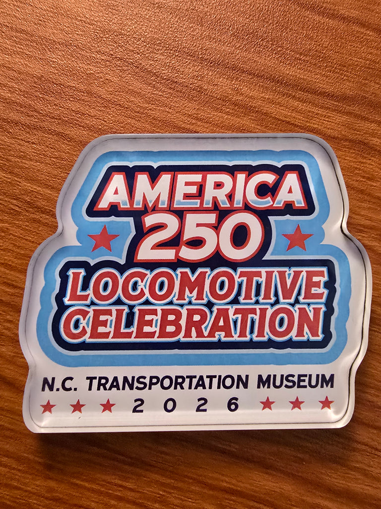 America 250 Locomotive Celebration Magnet