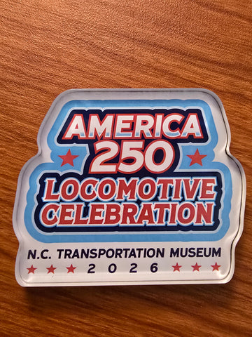 America 250 Locomotive Celebration Magnet
