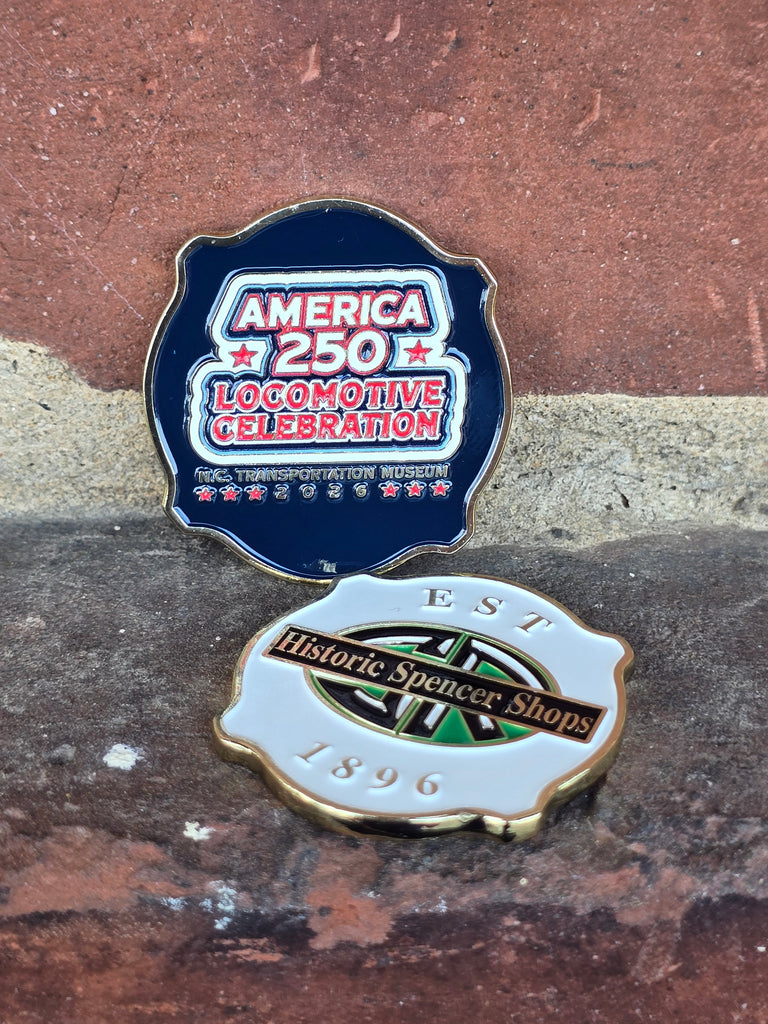 American 250 Locomotive Celebration Challenge Coin