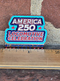 America 250 Locomotive Celebration Pin