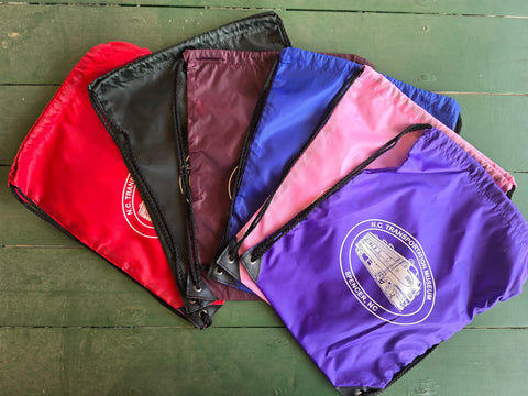 N.C. Transportation Museum Drawstring Bag