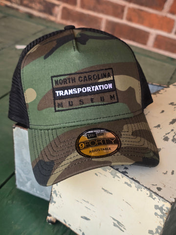 N.C. Transportation Museum Camouflage Trucker Hat