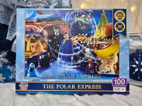 THE POLAR EXPRESS™ The Golden Ticket 100 Piece Puzzle
