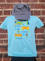 Trains! Trains! Trains! Kids T-Shirt