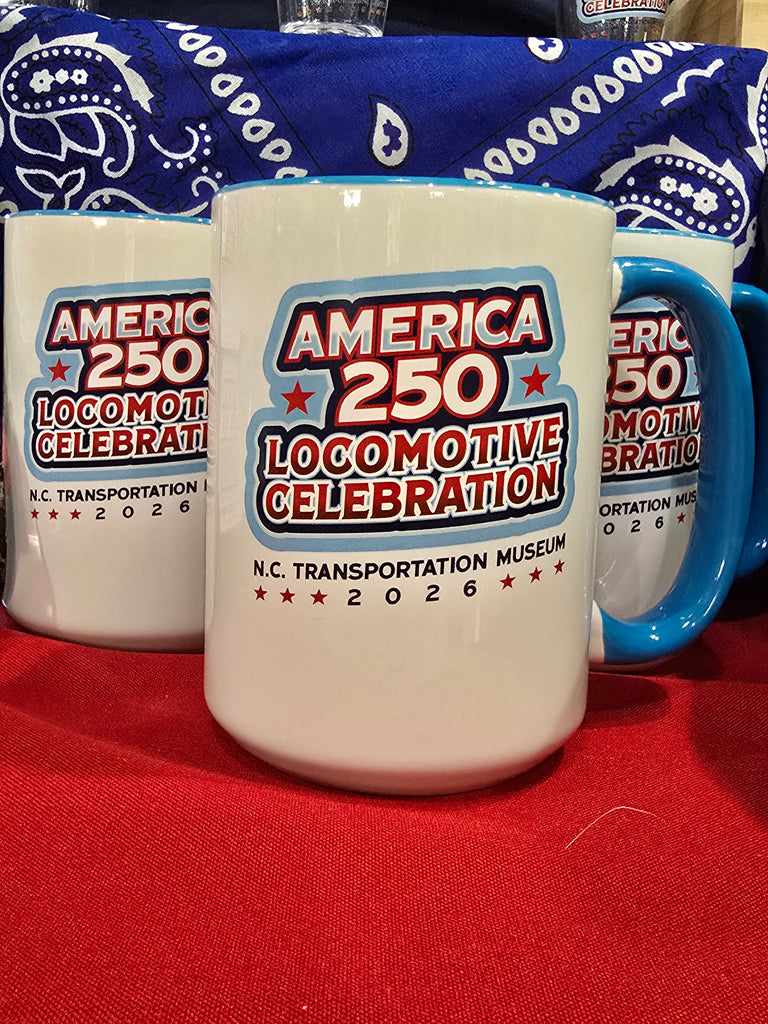 America 250 Locomotive Celebration Mug