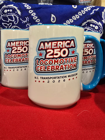 America 250 Locomotive Celebration Mug