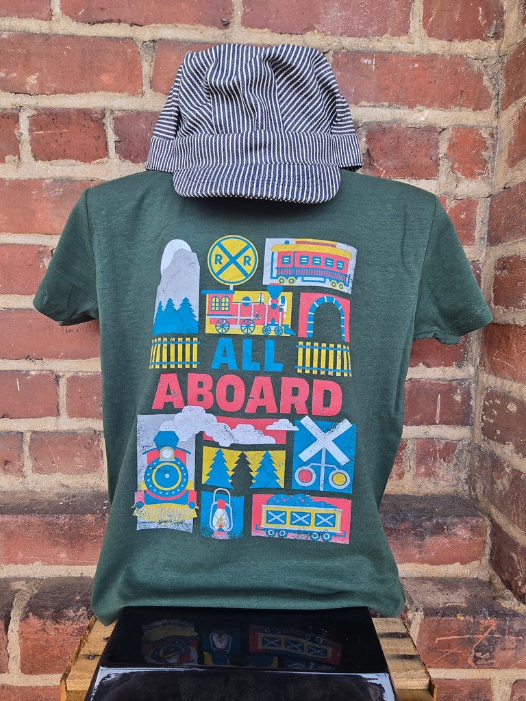 All Aboard Distressed Kids T-shirt