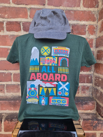 All Aboard Distressed Kids T-shirt