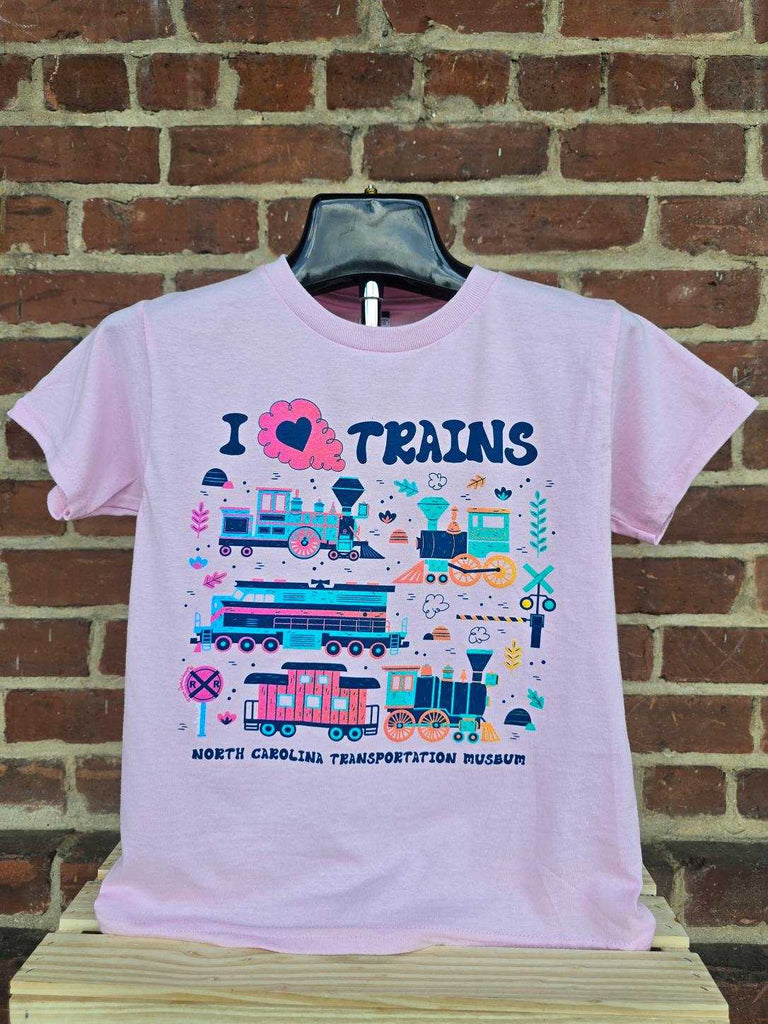 Kids I Love Trains T-Shirt