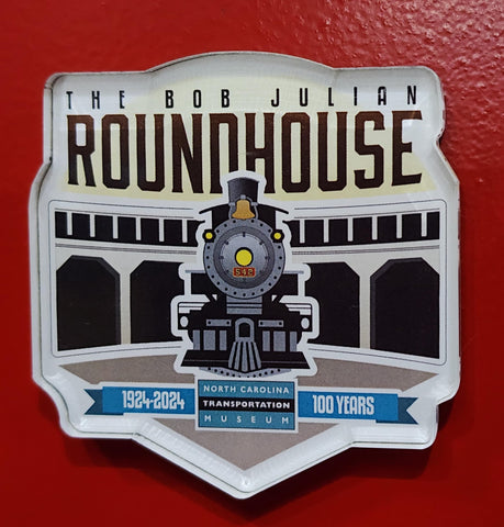 The Bob Julian Roundhouse 100th Anniversary Magnet