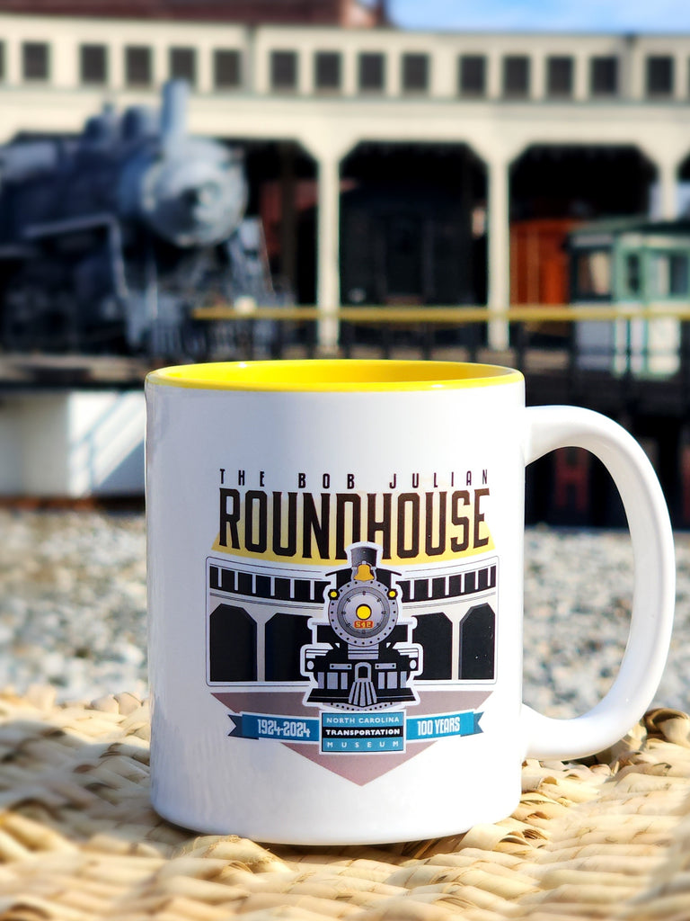 The Bob Julian  Roundhouse 100th Anniversary Mug