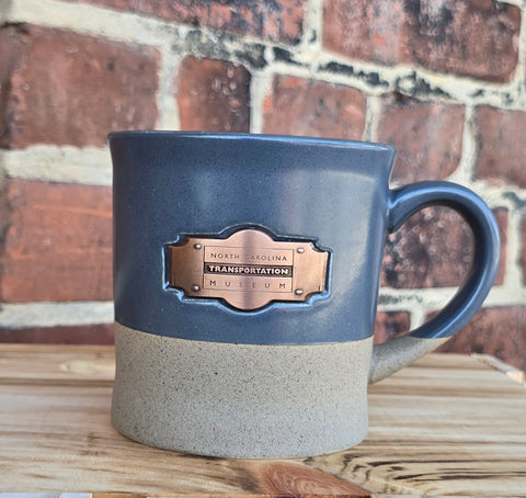 Stoneware Gray and Sand Mug