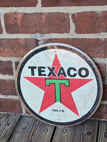 Texaco 1936 Round Sign