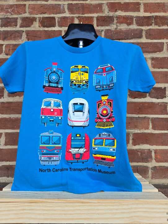 Kids Train Collage T-shirt