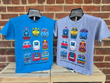Kids Train Collage T-shirt