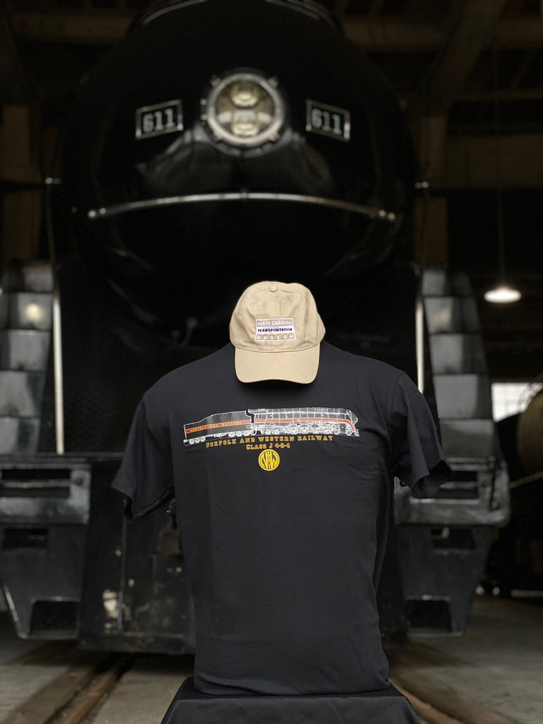 N&W 611 Engine and Stats T-Shirt Black