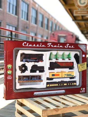 40-Pc Battery Operated Toy Train Set