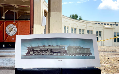 The 610 Steam Engine Poster