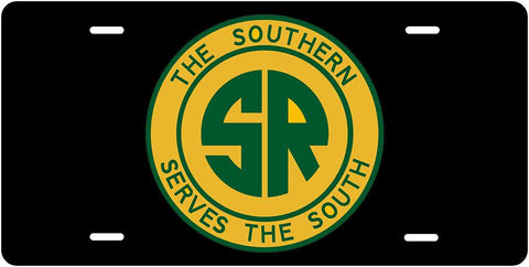 Southern Railway (SOU) - Southern Serves the South - License Plate